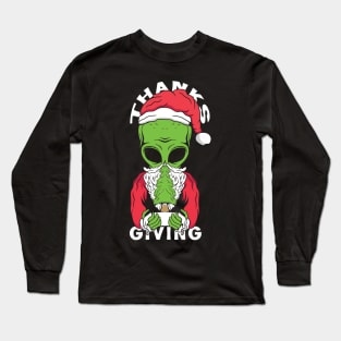 Thanksgiving Alien Long Sleeve T-Shirt